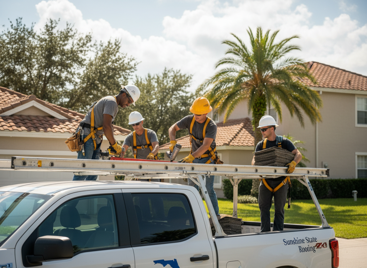 roofing by Florida Roof Repair Pros in Orlando, FL